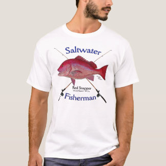 Camiseta Tshirt da pesca da água salgada dos fishermans do