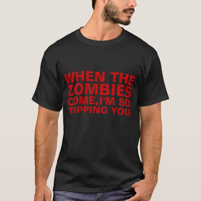 Camiseta Tshirt da viagem do zombi (Frente)