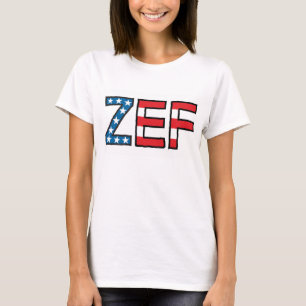 Camiseta Tshirt das estrelas & das listras de Zef