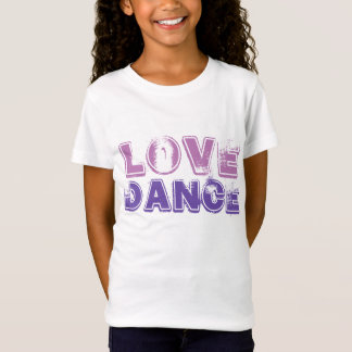 Camiseta Tshirt das meninas da dança do amor