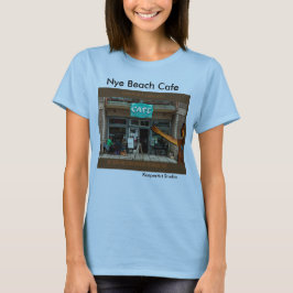 Camiseta TShirt das senhoras do café da praia de Nye