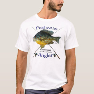 Camiseta Tshirt. de água doce da pesca do pescador do