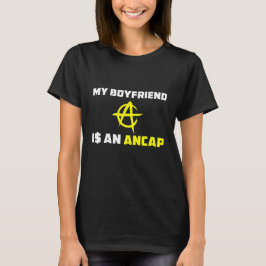 Camiseta Tshirt de ANCAP para ela - meu namorado é um ANCAP