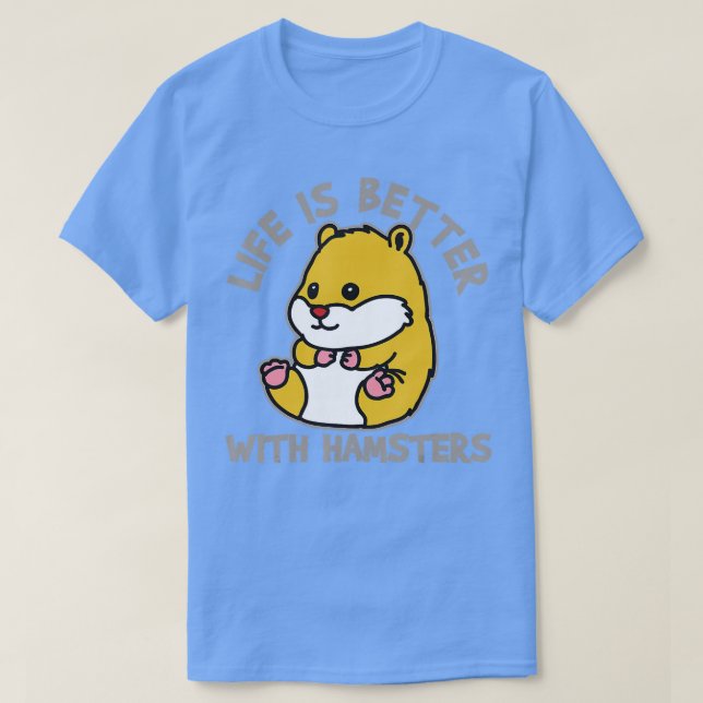 Camiseta TShirt de hamster (Frente do Design)
