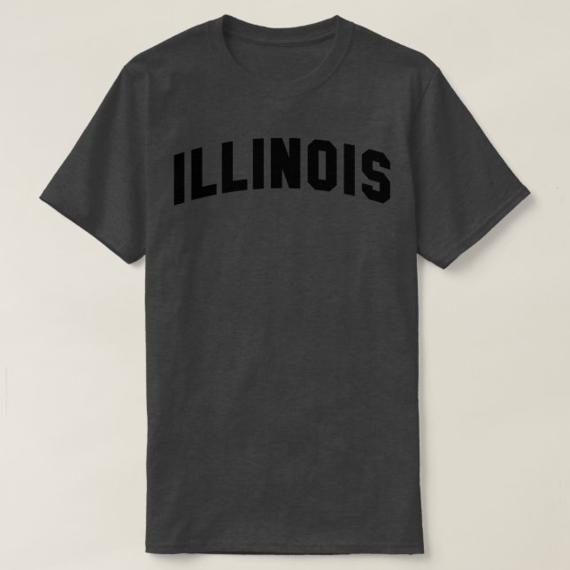 Camiseta TShirt de Illinois (Frente do Design)