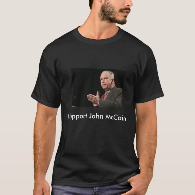 Camiseta Tshirt de John McCain (Frente)
