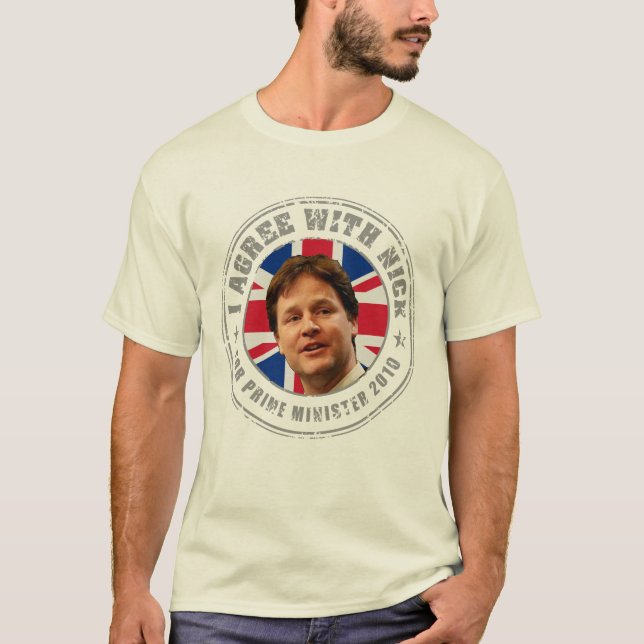 Camiseta Tshirt de Nick Clegg (Frente)