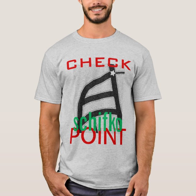 Camiseta Tshirt de Schifko do ponto de verificação (Frente)