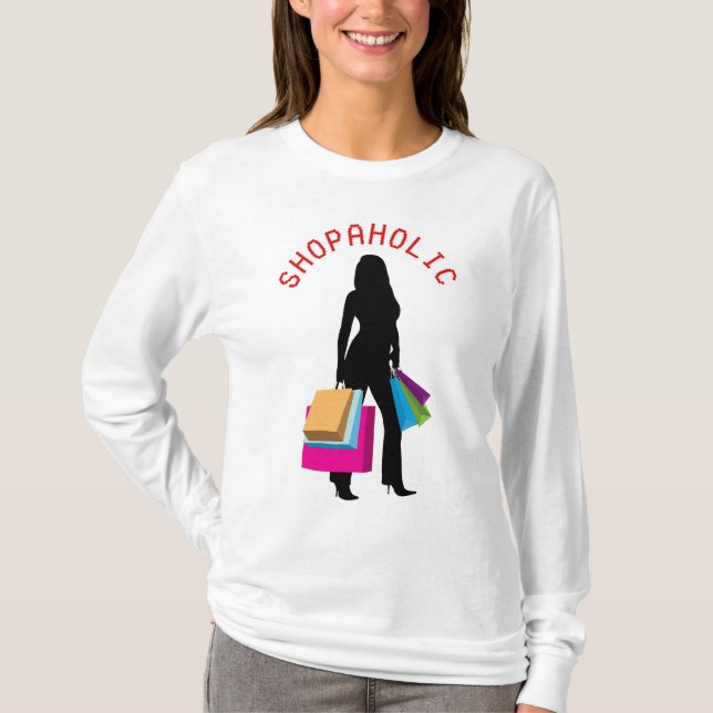 CAMISETA TSHIRT DE SHOPAHOLIC (Frente)
