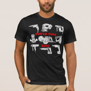 Camiseta tshirt diy dos pais da ferramenta eléctrica