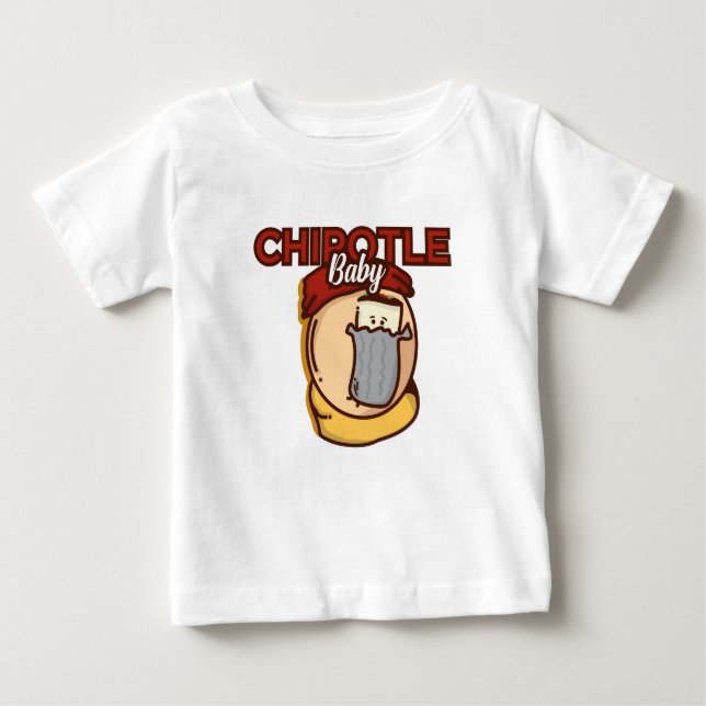 Camiseta Tshirt do bebê de Chipotle (Frente)