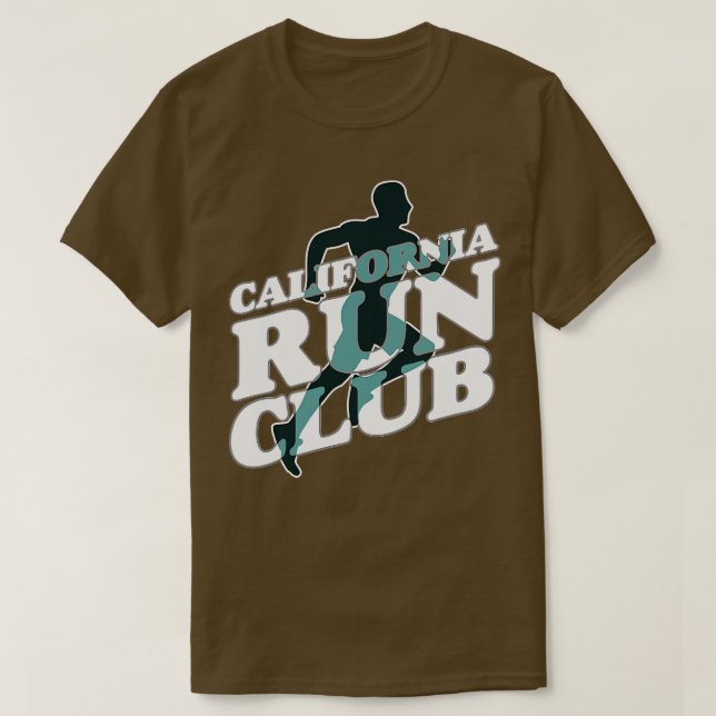 Camiseta TShirt do clube de corridas da Califórnia (Frente do Design)