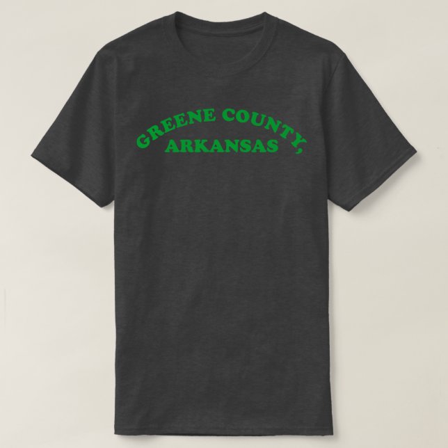 Camiseta TShirt do condado de Greene Simple (Frente do Design)