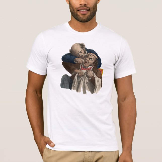 Camiseta tshirt do dentista do vintage (Frente)