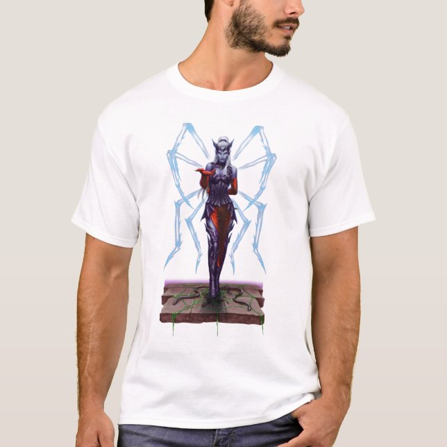 Camiseta Tshirt do Enchantress de Drow (Frente)