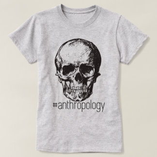 Camiseta Tshirt do hashtag da antropologia