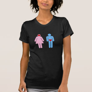 Camiseta Tshirt do humor do amor da mulher do homem