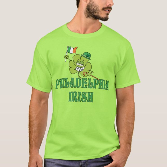 Camiseta Tshirt do irlandês de Philadelphfia (Frente)