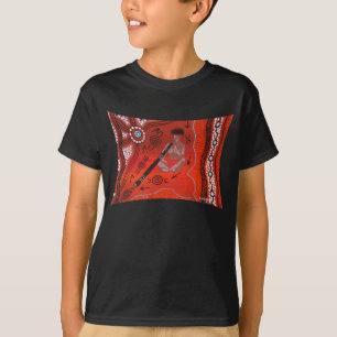 Camiseta Tshirt do JOGADOR de DIDJERIDOO por Mundara
