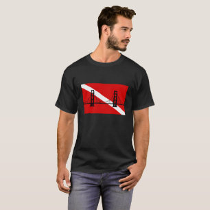 Camiseta Tshirt do logotipo do grupo do mergulhador do San