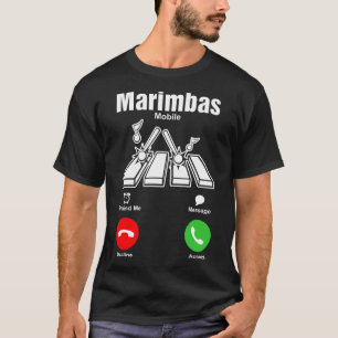 Camiseta Tshirt do móbil dos Marimbas