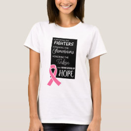 Camiseta tshirt do modelo da consciência do cancro da mama