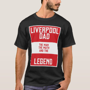 Camiseta Tshirt do Pai do ventilador do Liverpool