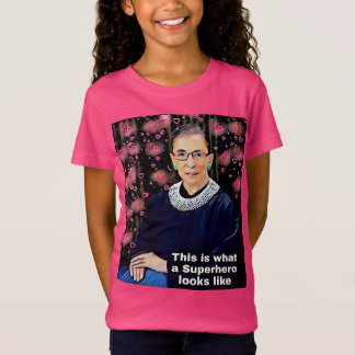 Camiseta Tshirt do poder RBG da menina