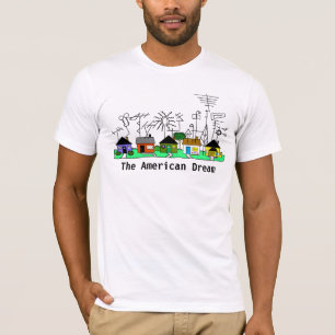 Camiseta TShirt do radioamador do sonho americano