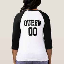 CAMISETA TSHIRT DO RAGLAN DA RAINHA