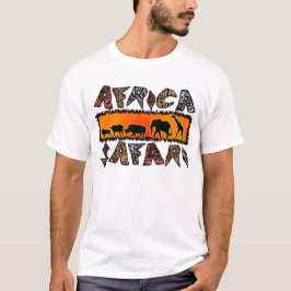 Camiseta Tshirt do safari de África