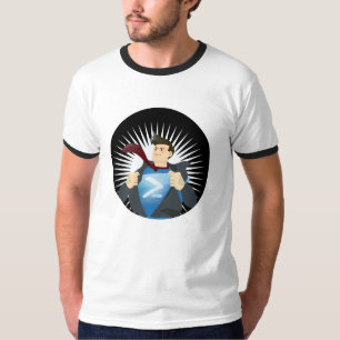 Camiseta TShirt do super-herói de PowerShell