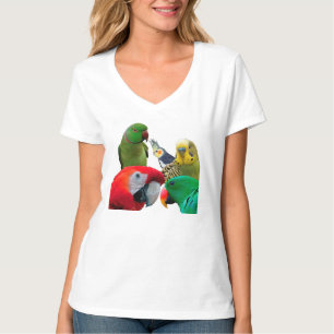 Camiseta Tshirt dos amantes dos papagaios