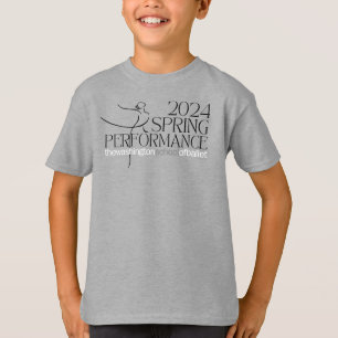 Camiseta Tshirt dos Kids de desempenho do Primavera 2024