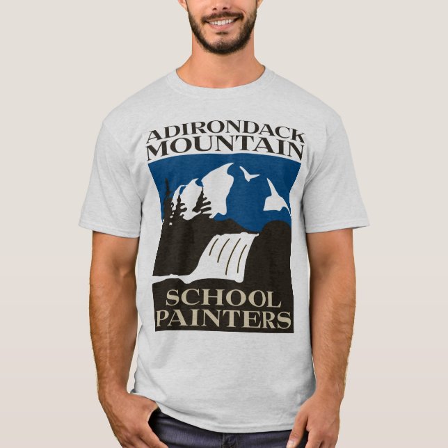 Camiseta Tshirt dos pintores da escola da montanha de (Frente)