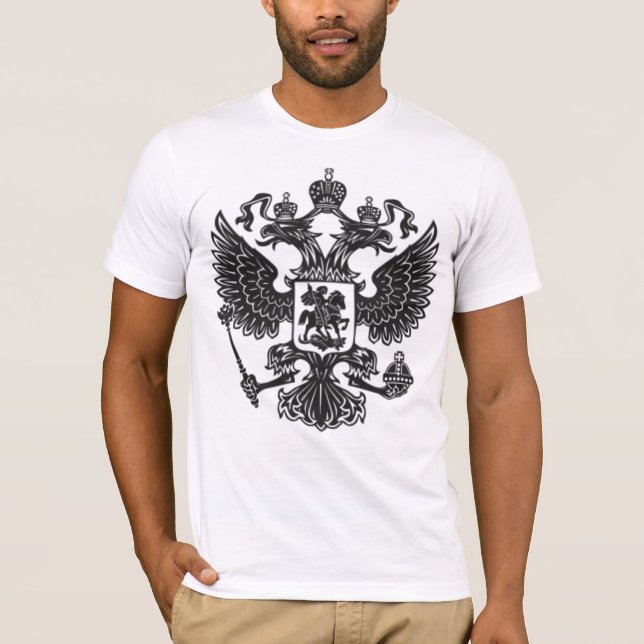 Camiseta tshirt dos russian_coat_of_arms (Frente)