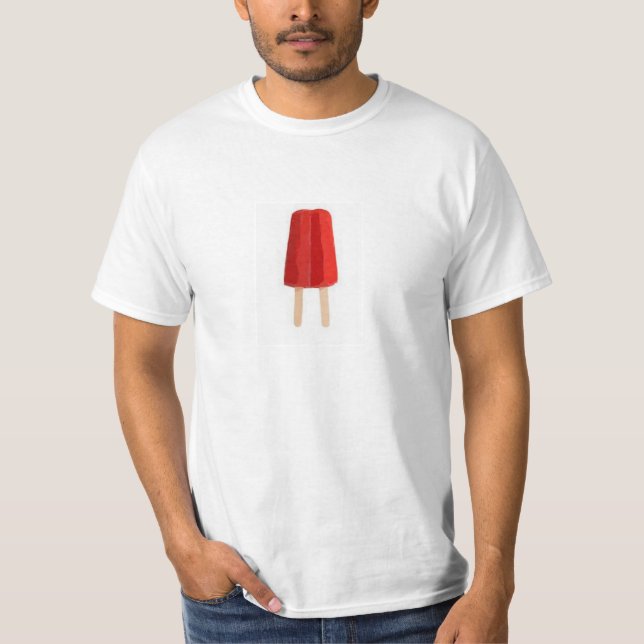 Camiseta Tshirt engraçado retro do pop art do Popsicle (Frente)