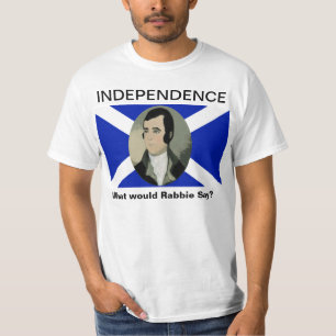 Camiseta Tshirt escocês da independência de Robert Burns