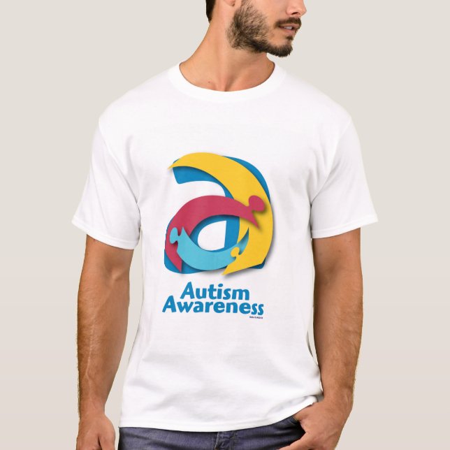 Camiseta Tshirt feito sob encomenda de AutismLink do (Frente)