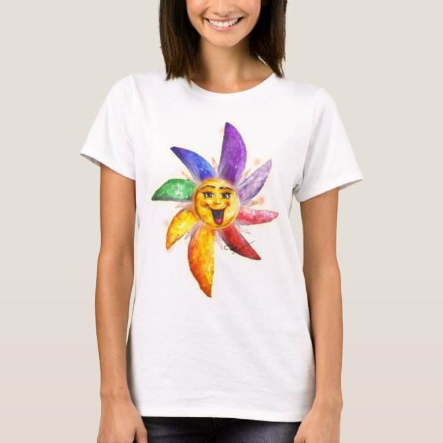 Camiseta Tshirt feliz do universo (Frente)