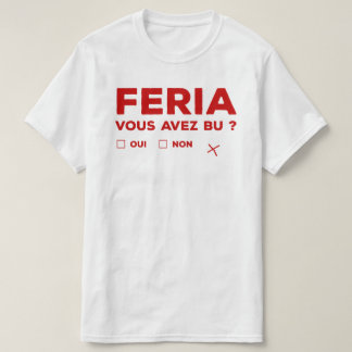 Camiseta Tshirt feria alcool humour Bayonne