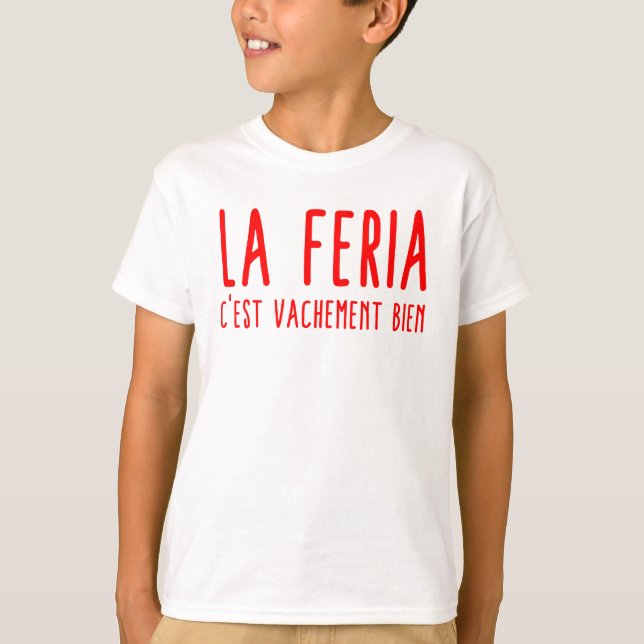 Camiseta tshirt feria enfant bayonne (Frente)