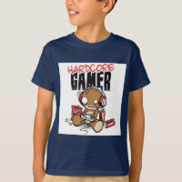 Tshirt incondicional dos meninos do gamer