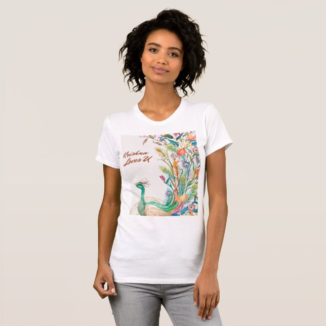 Camiseta TShirt Krishna te ama (Frente Completa)