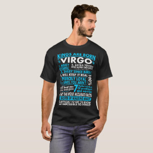 Camiseta Tshirt leal Sassy dos reis Ser Nascido Virgo