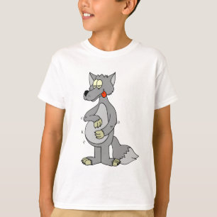 Camiseta Tshirt: Lobo com fome