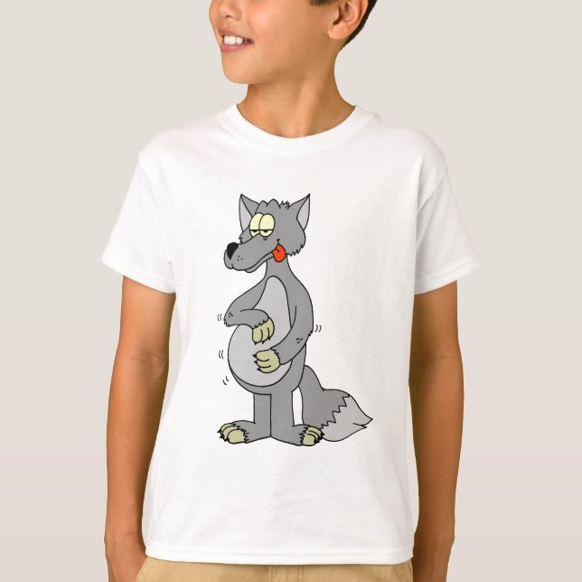 Camiseta Tshirt: Lobo com fome (Frente)