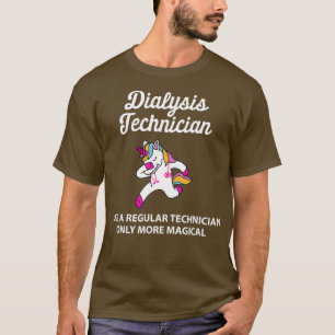 Camiseta Tshirt Mágica do Unicórnio do Técnico de Diálise
