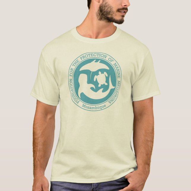 Camiseta Tshirt marinho de Megafauna (Frente)