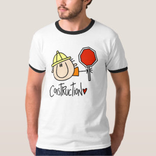 Camiseta Tshirt masculino do trabalhador da construção